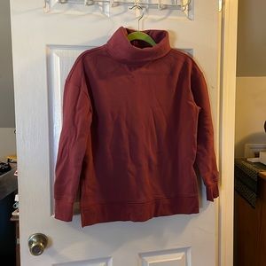 Athleta funnel neck sweatshirt